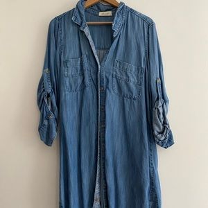 Anthropologie Denim Tunic